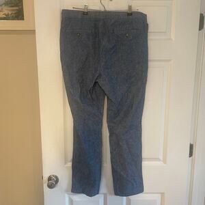 Old Navy Slim Built-In Flex Linen-Blend Interior Drawstring Pants size L